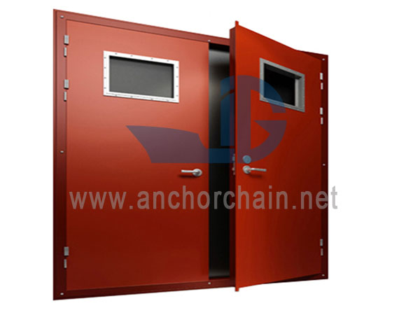 A60 Fireproof Double-Leaf Steel Door