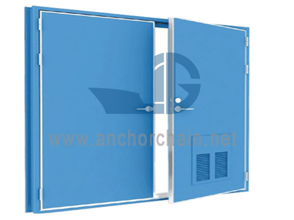 B15 at B0 Double-Leaf Fireproof Steel Door