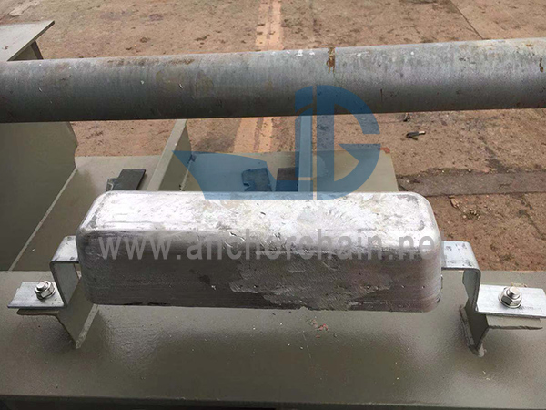 Karaniwang Aluminum Anode para sa Seawater Cooling System