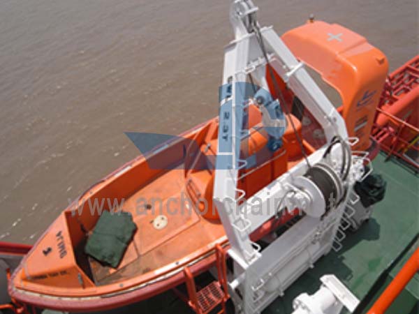 Mabilis na Rescue Boat Launching Appliance Davit