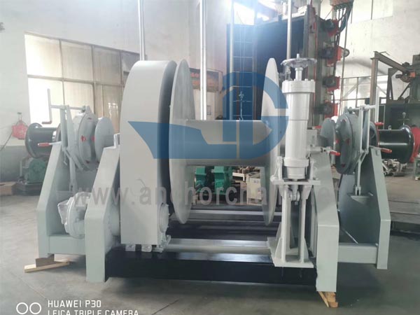 Hydraulic Single Windlass Double Shaft Isang Drum