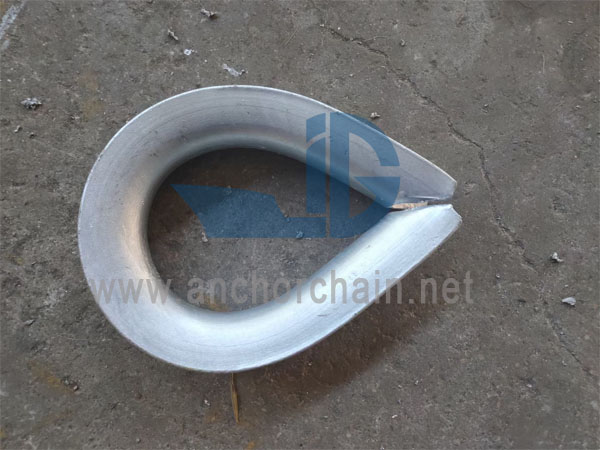 JIS B 2802 Thimble A Type Para sa Bare Steel Wire Rope
