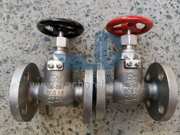 JIS F 7301 5K SCS16 Stainless Steel Globe Valve