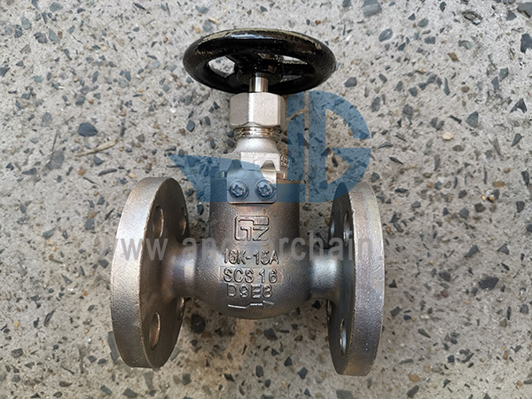 JIS F 7302 5K SCS16 Stainless Steel Anglee Valve