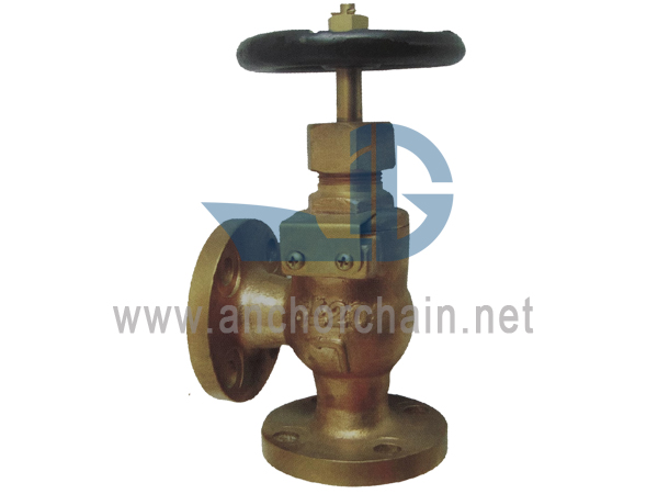 JIS F 7412 Bronze 5K Screw-Down Check Anglee Valves (Uri ng Union Bonnet)