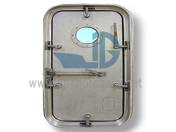 Marine Aluminum Quick Acting Weathertight Door na may Single Lever