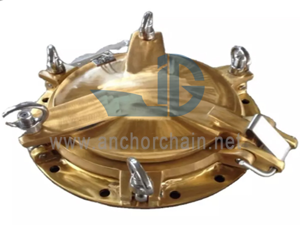 Marine Copper Porthole na may Storm Cover