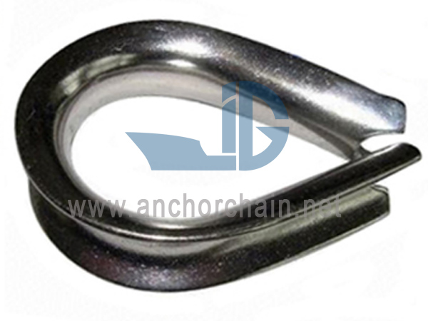 Hindi kinakalawang na asero G411 Wire Rope Thimble