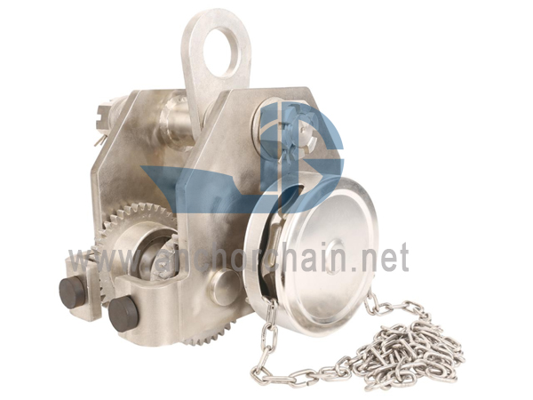 Hindi kinakalawang na Steel Geared Trolley