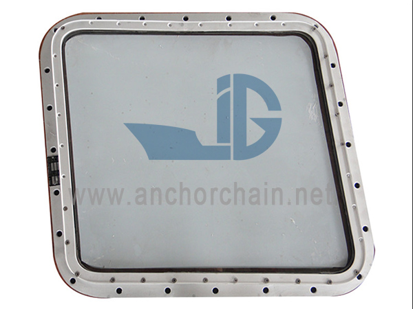 Steel Welded Fixed Rectangular Window para sa Wheel House