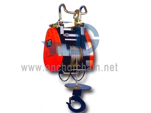 Uri ng Suspension Mini Electric Wire Rope Hoist