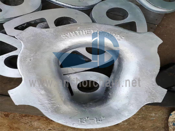 Synthetic Rope Thimble Galvanized With Link