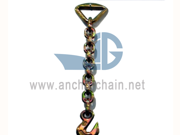Triangle Ring Chain Sling na may Eye Grab Hook