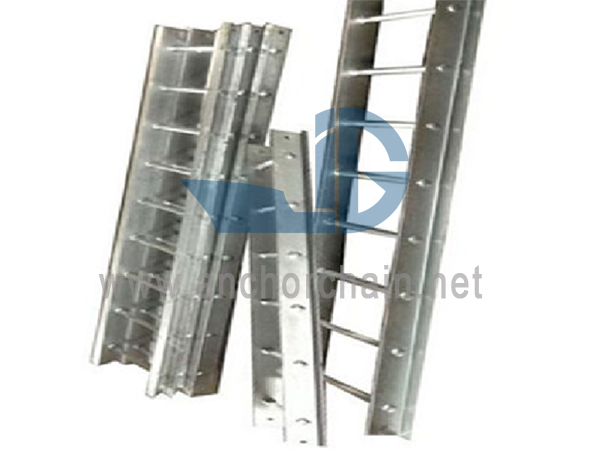 Daluyan ng Hindi kinakalawang na Asero Vertical Ladder